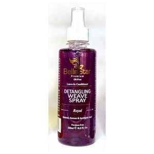 BelleStar Hair Weave Spray – Royal Leave-In Conditioner & Detangler - 260ml