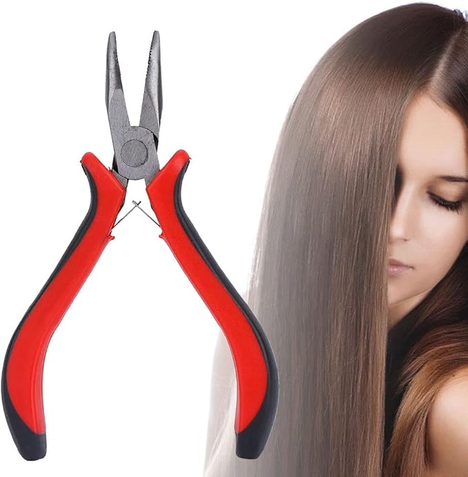 Professional Micro Ring Plier – Hair Extension Loop & Bead Tool