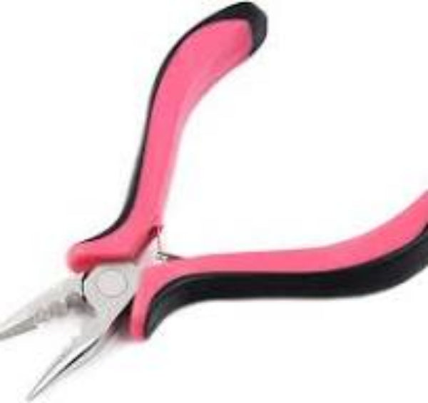 3-Hole I-Tip Hair Extension Tool – Professional Microlink & Bead Application Pliers