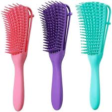 Detangling Hair Brush for Curly, Thick, Afro & Long Hair - Wet &Dry Detangler Hairbrush