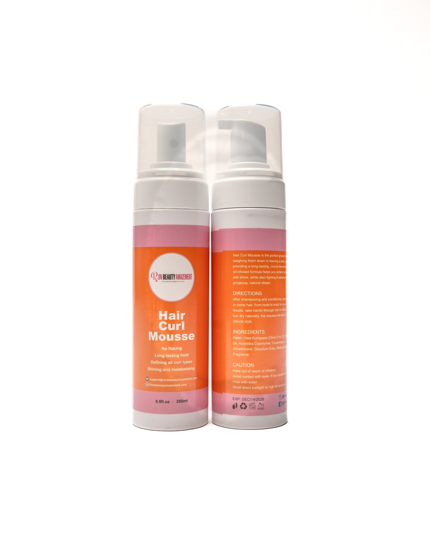 Hair Curl Mousse – Lightweight Styling Foam for Defined, Frizz-Free Curls
