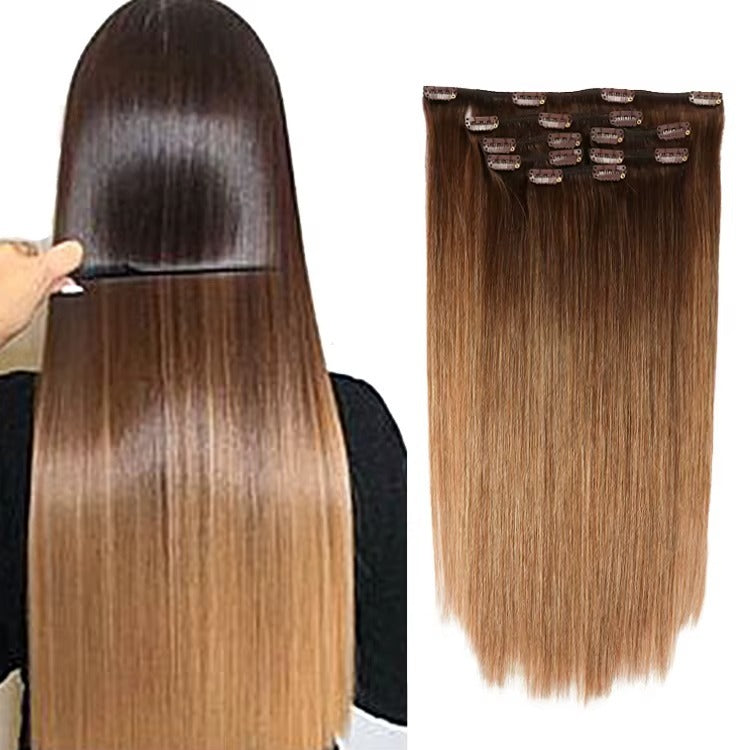 💇🏽♀️ 20" Clip-In Hair Extensions – 50g | 100% Human Hair for Instant Length & Volume