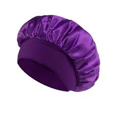 Bonnet Sleep Cap for Kids and Adult-Soft, Satin Protective Hair Bonnet