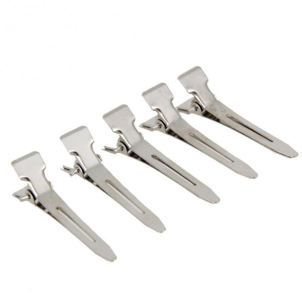 Stainless Steel Hair Control Clips – 10 Piece Set for Sectioning & Styling