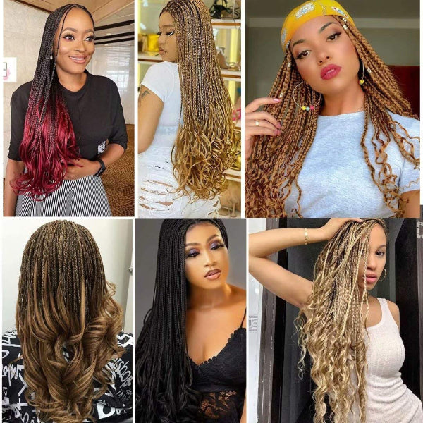 French Loose Curly Braiding Hair – Soft, Lightweight, Tangle-Free Synthetic Hair 300g
