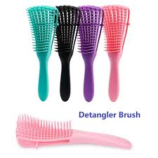 Detangling Hair Brush for Curly, Thick, Afro & Long Hair - Wet &Dry Detangler Hairbrush