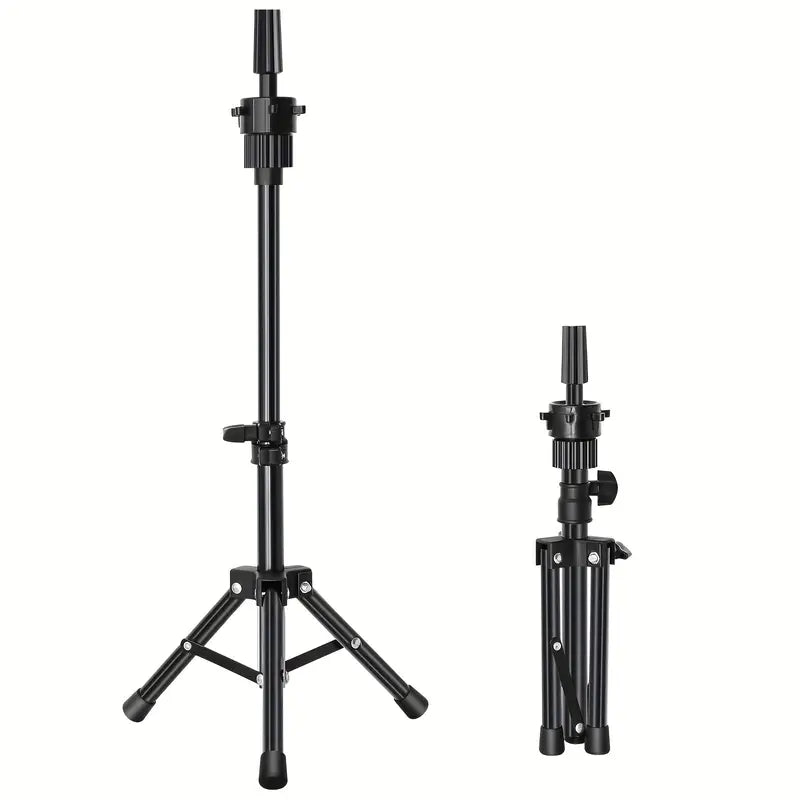 Heavy Wig Stand Tripod – Adjustable, Stable & Foldable (84×26×64cm)