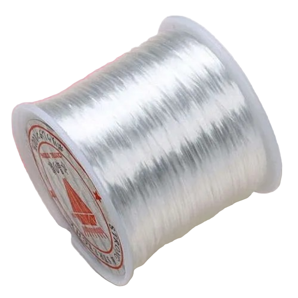 Elastic Crystal String – Clear Stretch Cord for Wig Making, Beading & Crafts