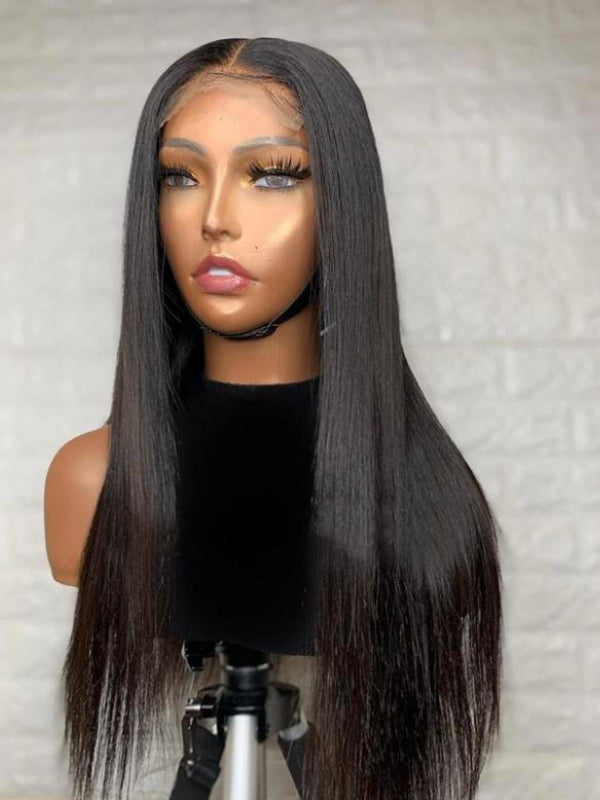 Straight 5x5 Lace Wig - Back View