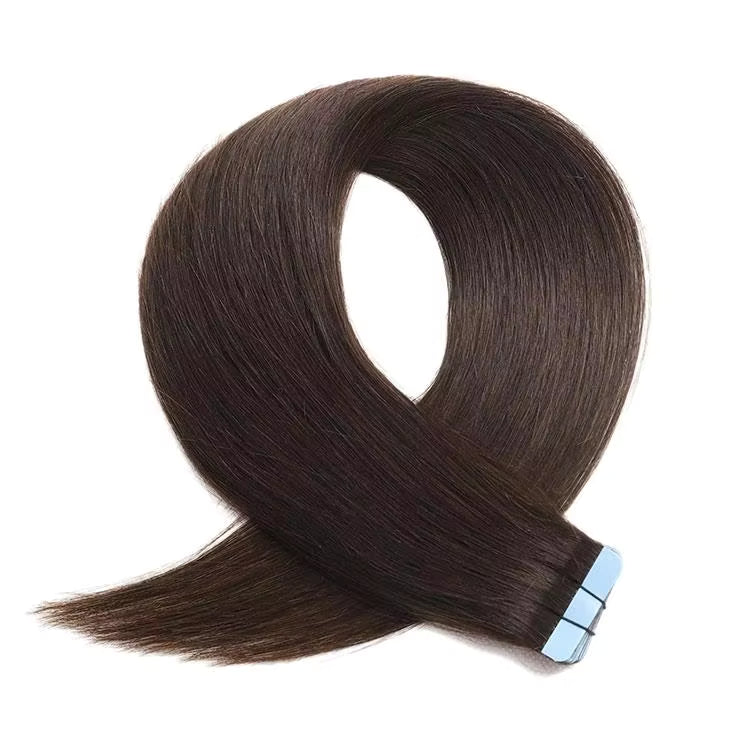 22" Invisible Tape-In Hair Extensions – Seamless, Reusable 100% Remy Human Hair