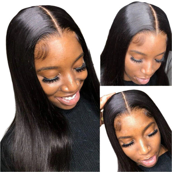 Straight Lace Closure Wig - Silky Smooth Texture