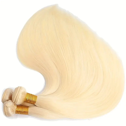 613 Blonde Human Hair Bundles – Straight | Silky, Stylish & Full-Bodied