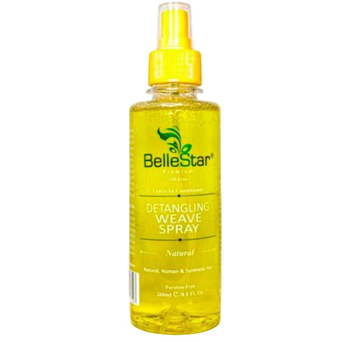 BelleStar Hair Weave Spray – Leave-In Conditioner & Detangler, 260ml