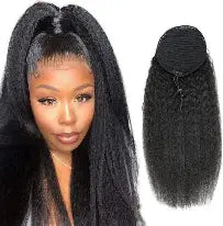 10" Drawstring Afro Kinky Ponytail - Natural Volume, Instant Style
