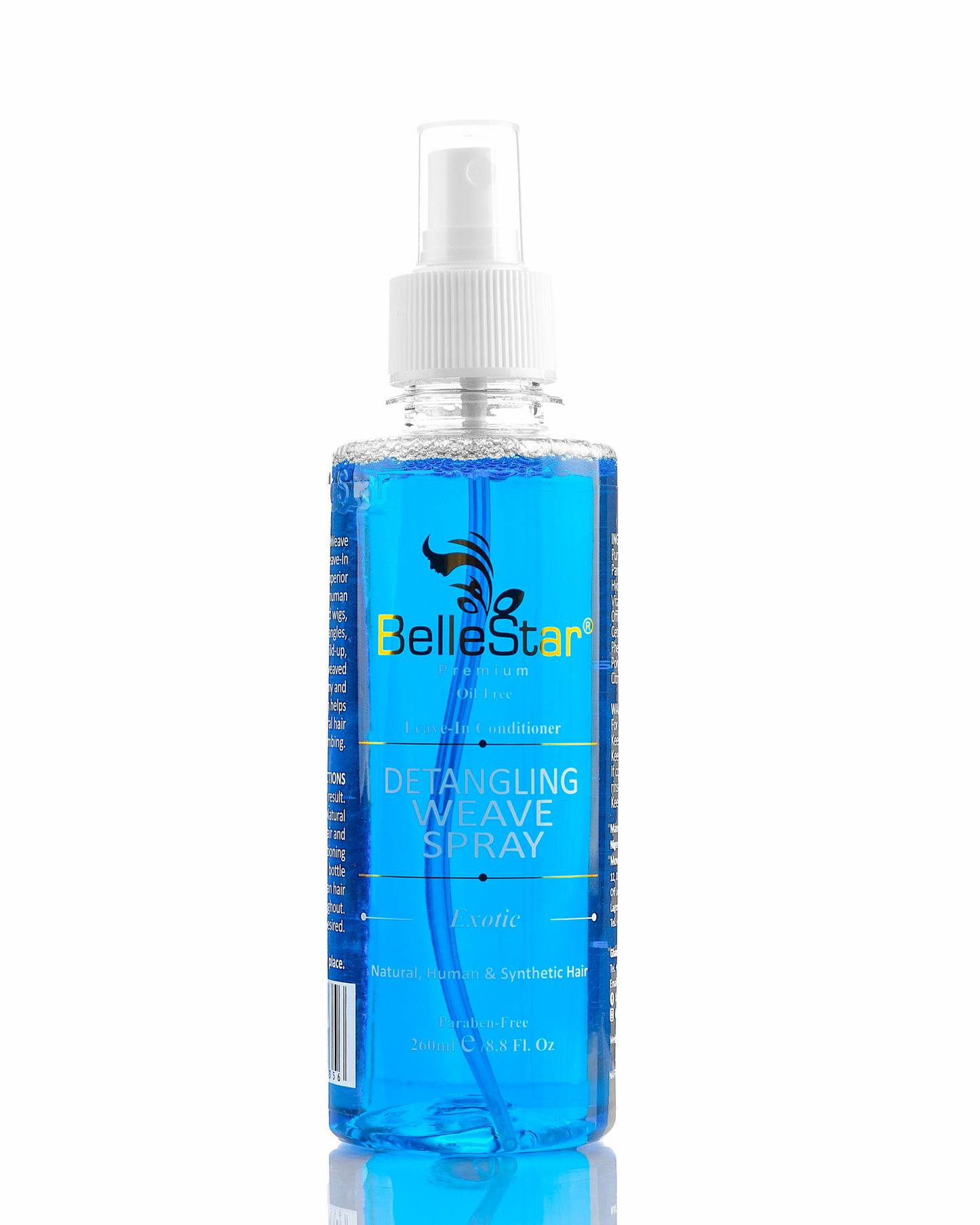 BelleStar Hair Weave Spray -Exotic Leave In Conditioner and Detangling Spray - 260ml