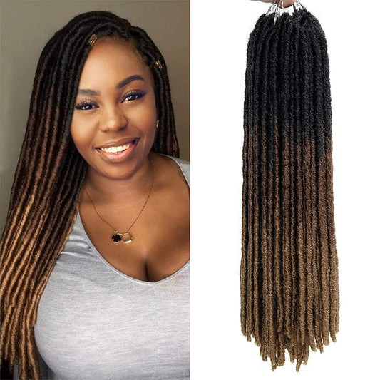 Gypsy Locs Straight 18 Inch – Natural Synthetic Crochet Hair