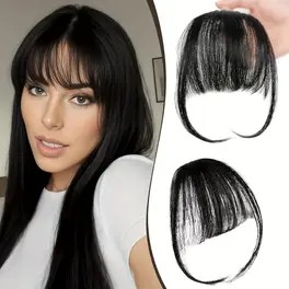 Remy Human Hair Bangs – 100% Virgin Quality, Natural Look
