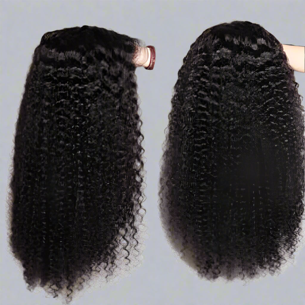Kinky Curly 5×5 Lace Closure Wig – 100% Human Hair | High-Quality Texture & Natural Look