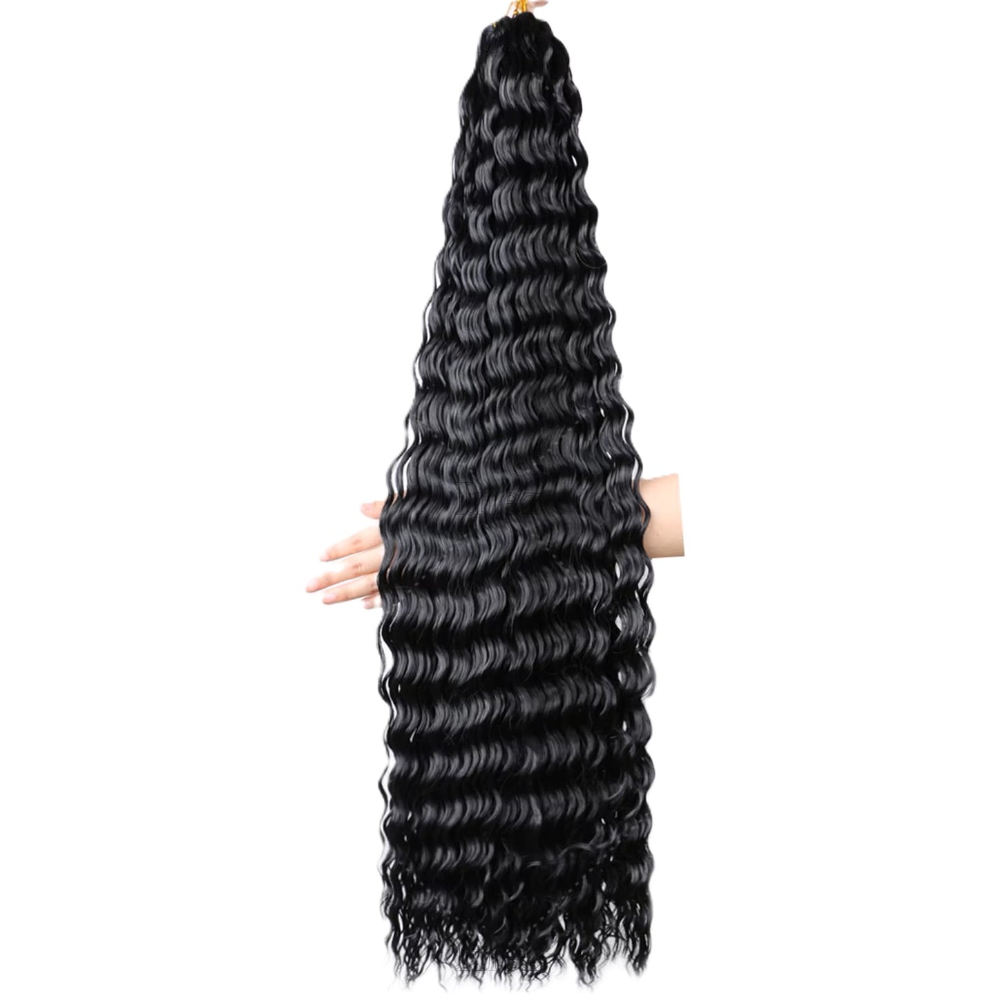 Long Deep Wave Hair – Natural Synthetic Extensions