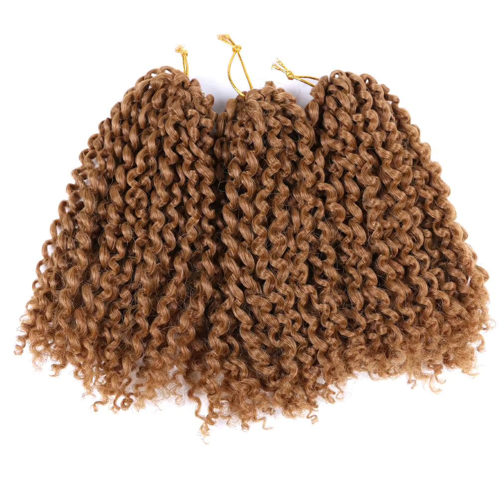 Marlybob Crochet Hair 8 Inch – Soft Natural Synthetic Curls