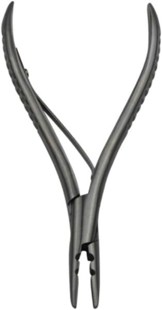 ✂️ Stainless Steel Silver Hair Extension Pliers – Multi-Functional 2-Hole Tool for Hair Extension Removal & Micro Rings