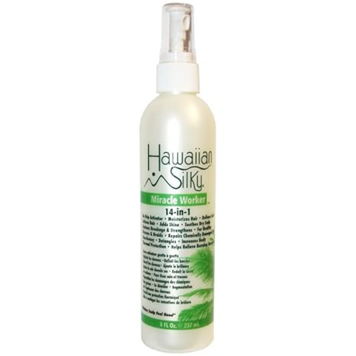 🌺 Hawaiian Silky 14-in-1 Miracle Worker – 8 fl oz (237ml) | Instant Hydration & Detangling Power