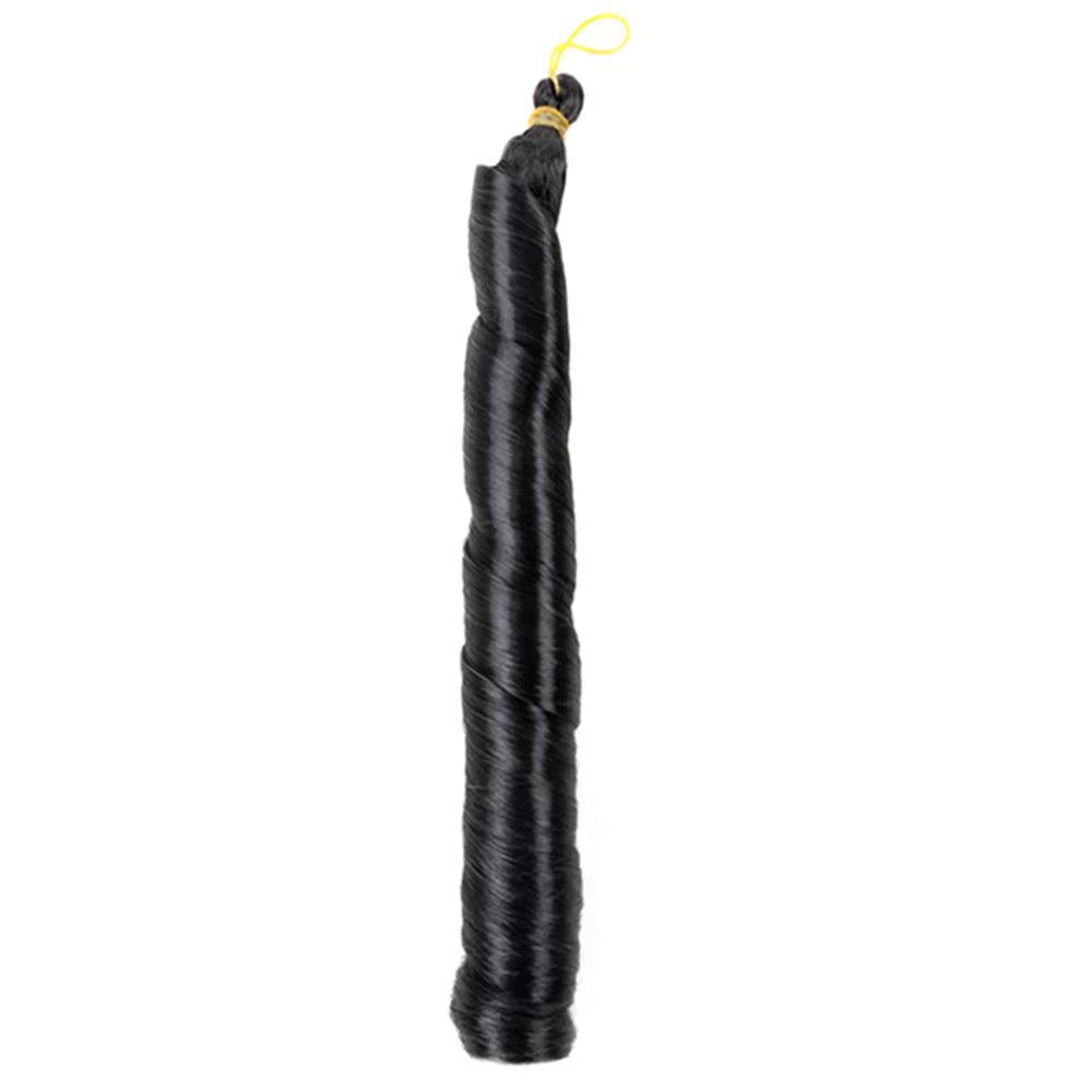 24" Silky Spiral Curly Hair – 300g Synthetic Braiding Hair | Soft, Bouncy Curls
