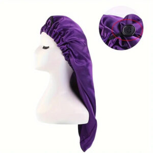 Bonnet Cap for Braids - Purple