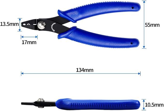 Blue Mini Hair Extension Crimping Pliers – Straight Head, Multi-Use Tool - Image 2