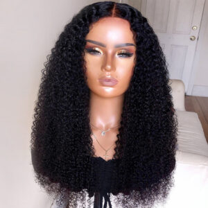Kinky Curly Human Hair Wig – Soft, Bouncy & Tangle-Free