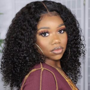 5x5 Clueless Kinky Curly Wig – 100% Human Hair - Image 6