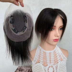 3.5 * 5" Lace Toppers Hairpiece  6" #1B