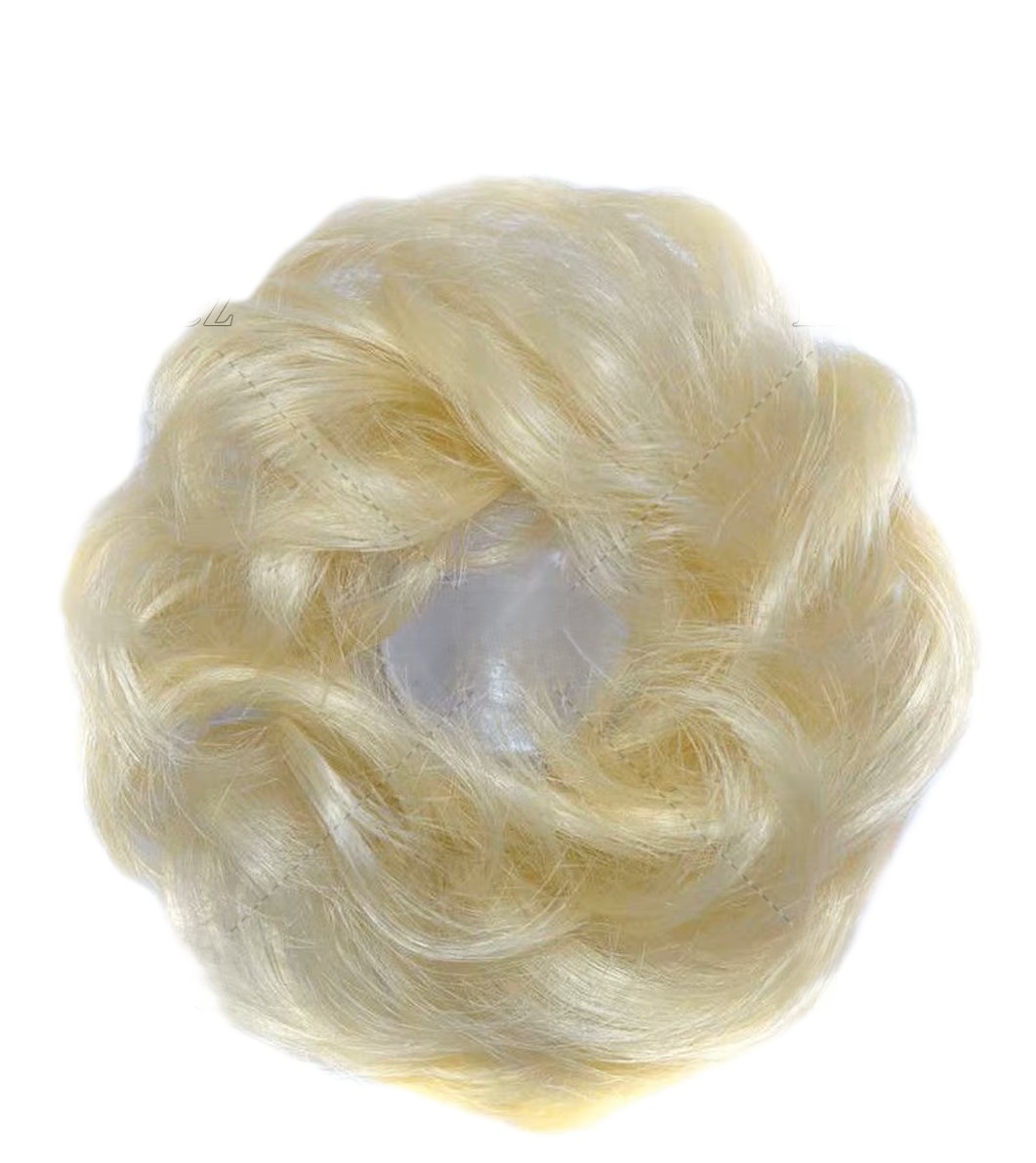 Curly Hair Bun Scrunchie - Image 4