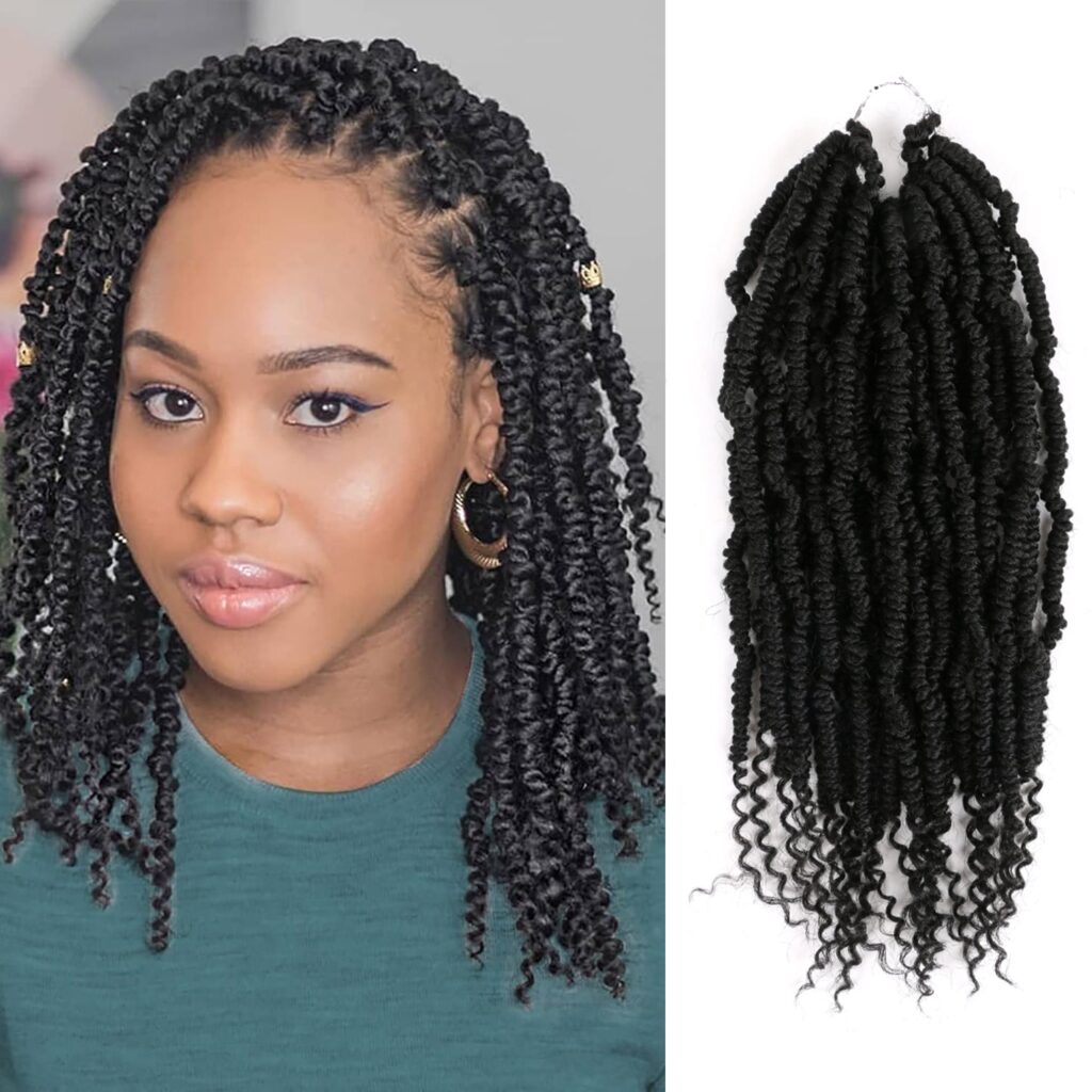 Bomb Twist Hair 14 Inch | Lightweight Pre-Twisted Synthetic Hair
