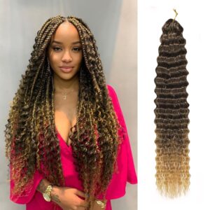 Deep Twist Crochet Hair 22 Inch
