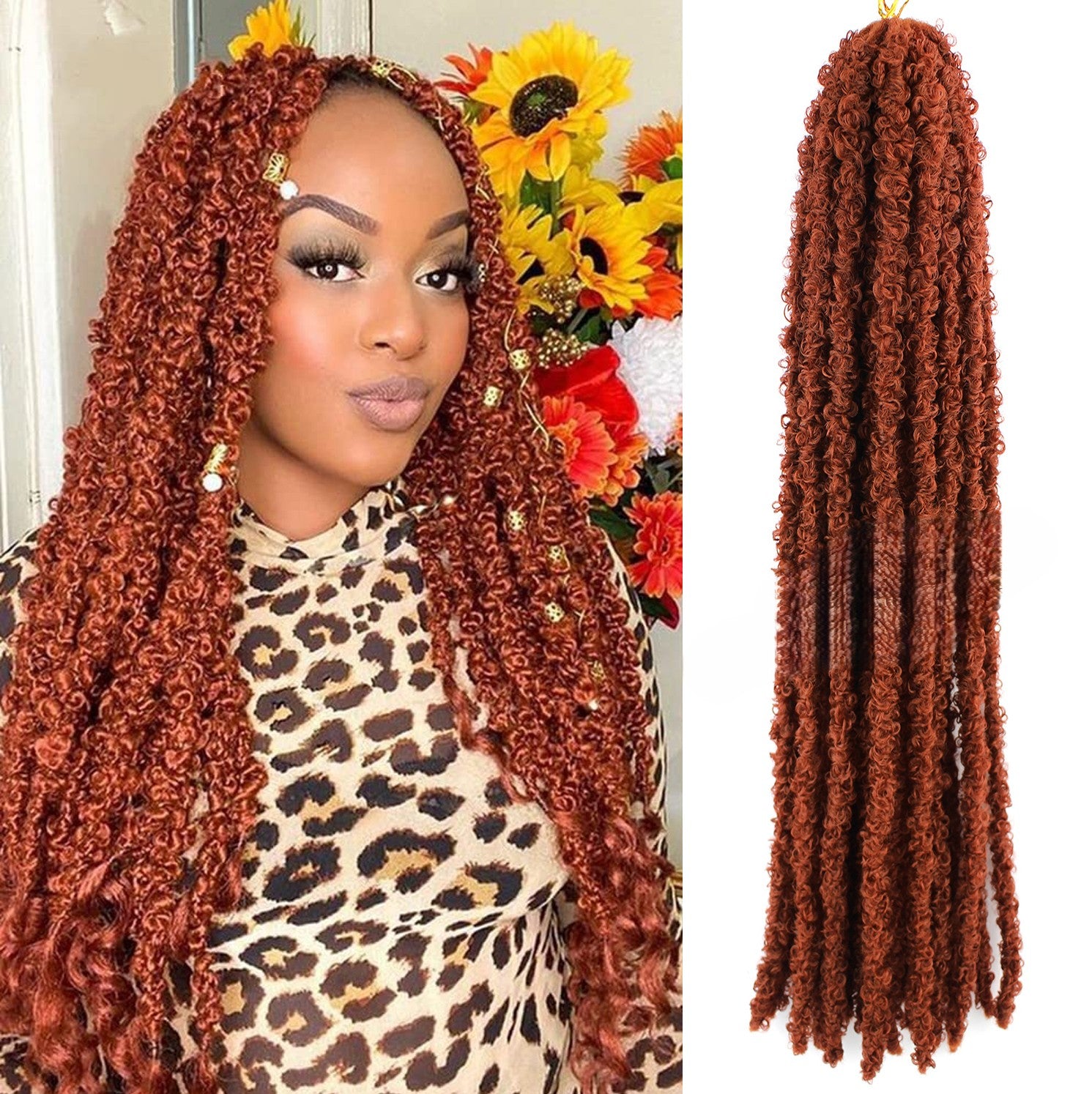 Distressed Butterfly Locs 24 Inch