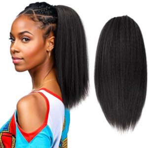 10" Drawstring Afro Kinky Ponytail - Natural Volume, Instant Style