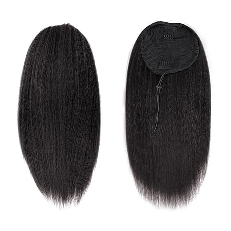 10" Drawstring Afro Kinky Ponytail - Natural Volume, Instant Style - Image 5