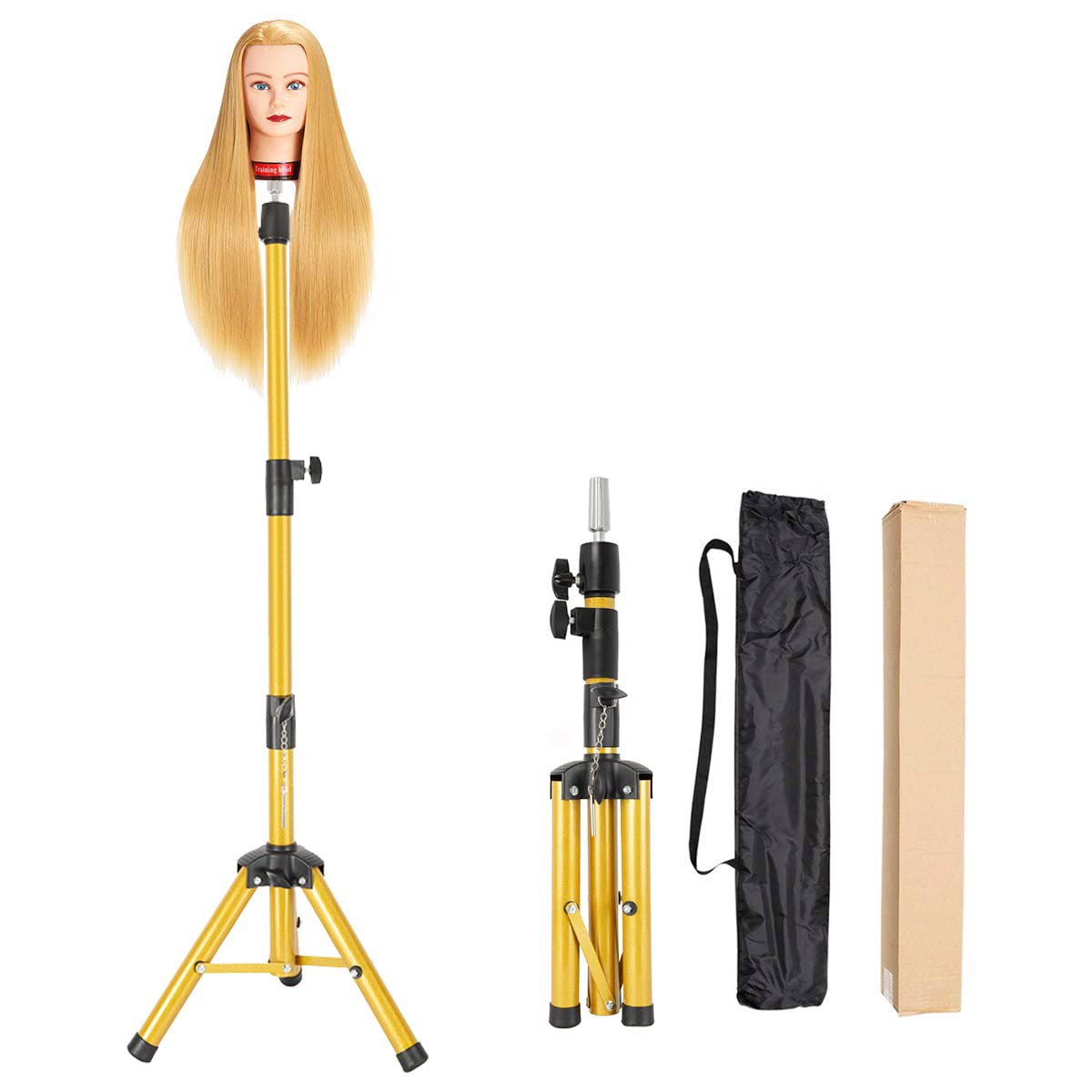 Adjustable Wig Stand Tripod – Professional Mannequin Head & Styling Tripod