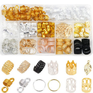 Adjustable Dreadlocks Beads Clips Cuff Charm