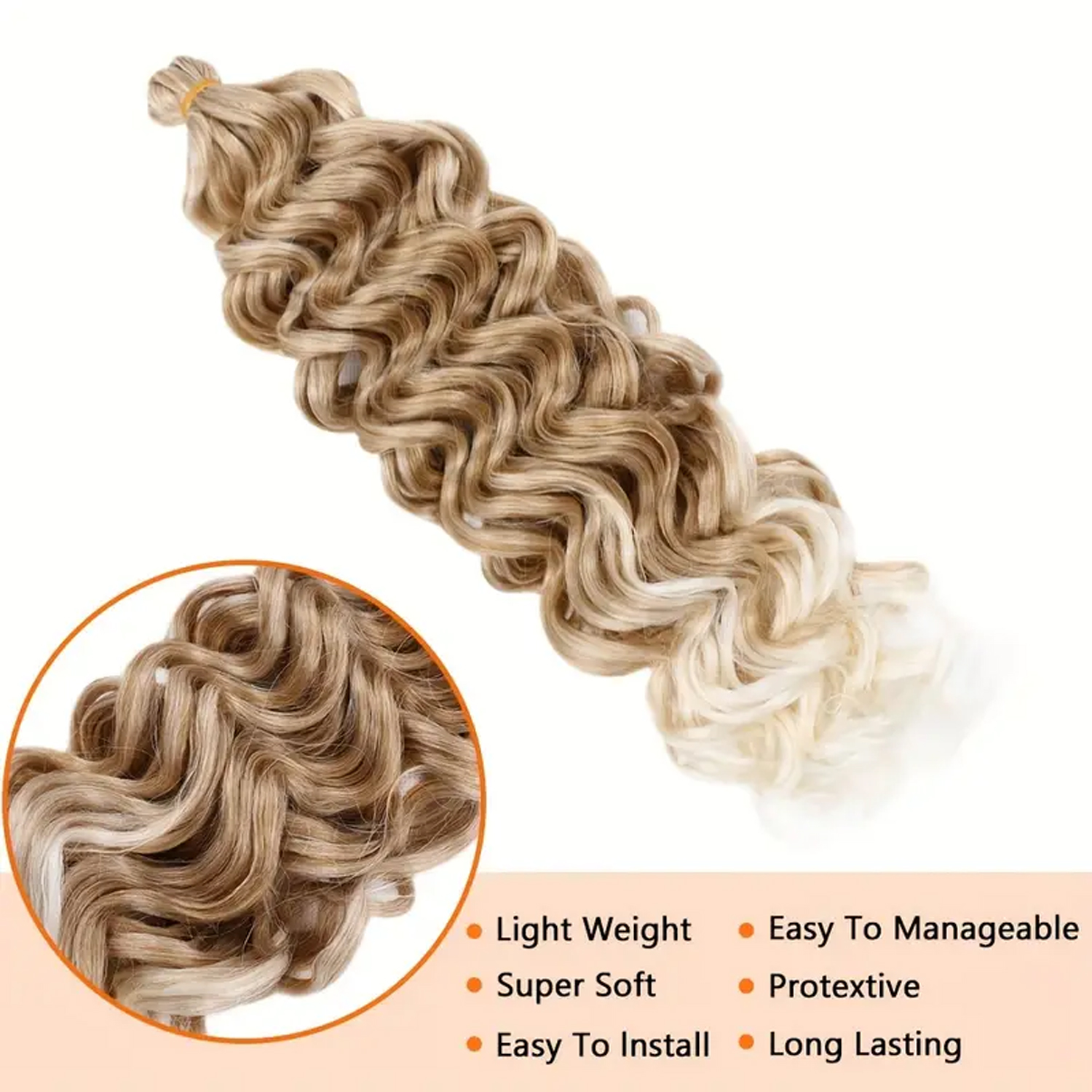 Hawaii Ocean Wave Braiding Hair 20 Inch - Image 9