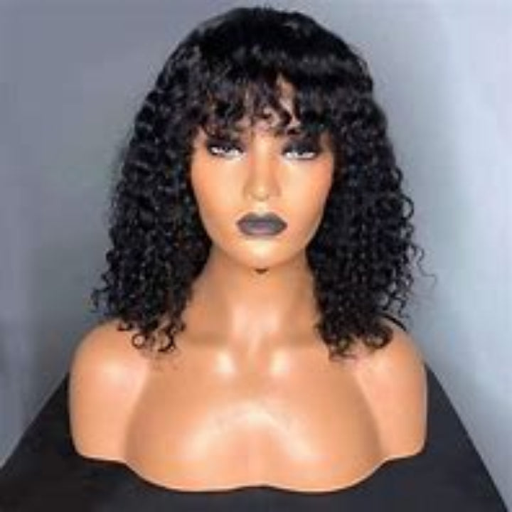 Kinky Curly with Bang Wig - Image 3
