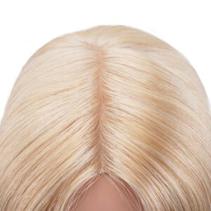 4.5"*6" Natural Looking Human Hair Mono Toppers