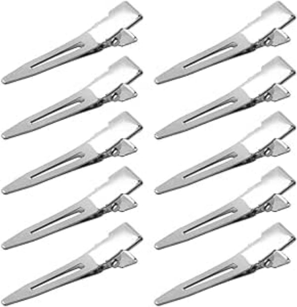 Stainless Steel Hair Control Clips – 10 Piece Set for Sectioning & Styling - Image 5