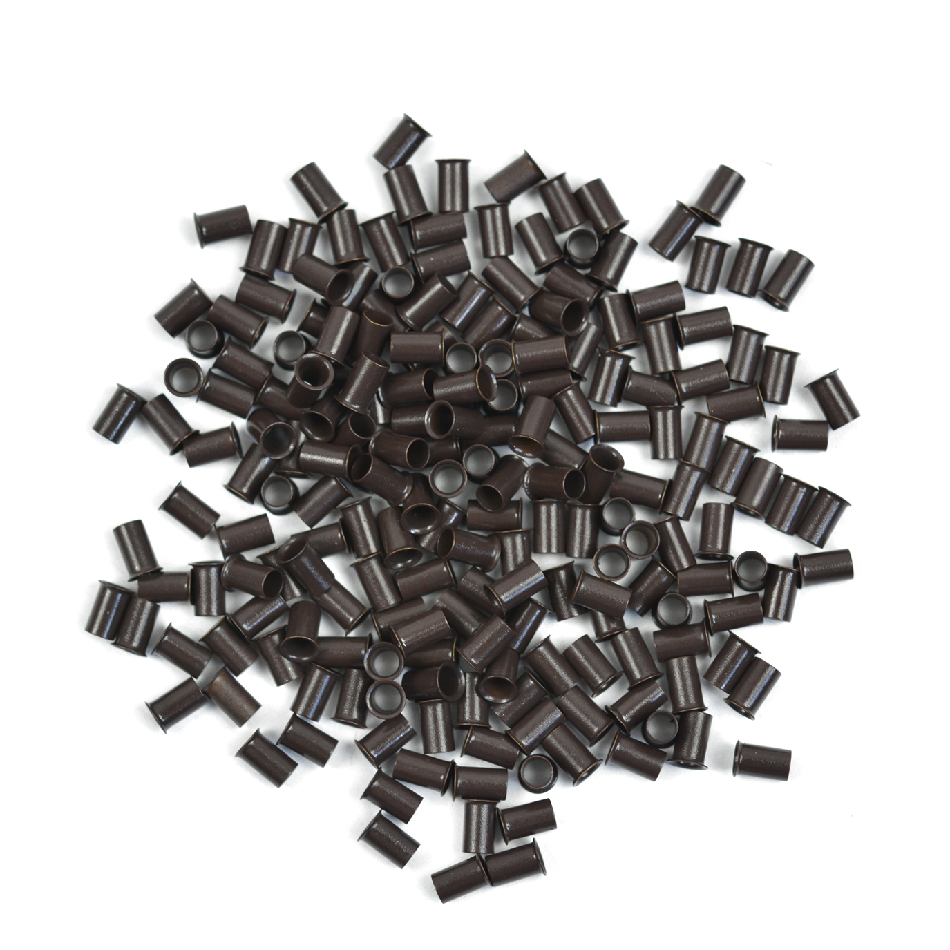 1000pcs Flared End Copper Micro Beads - Image 2