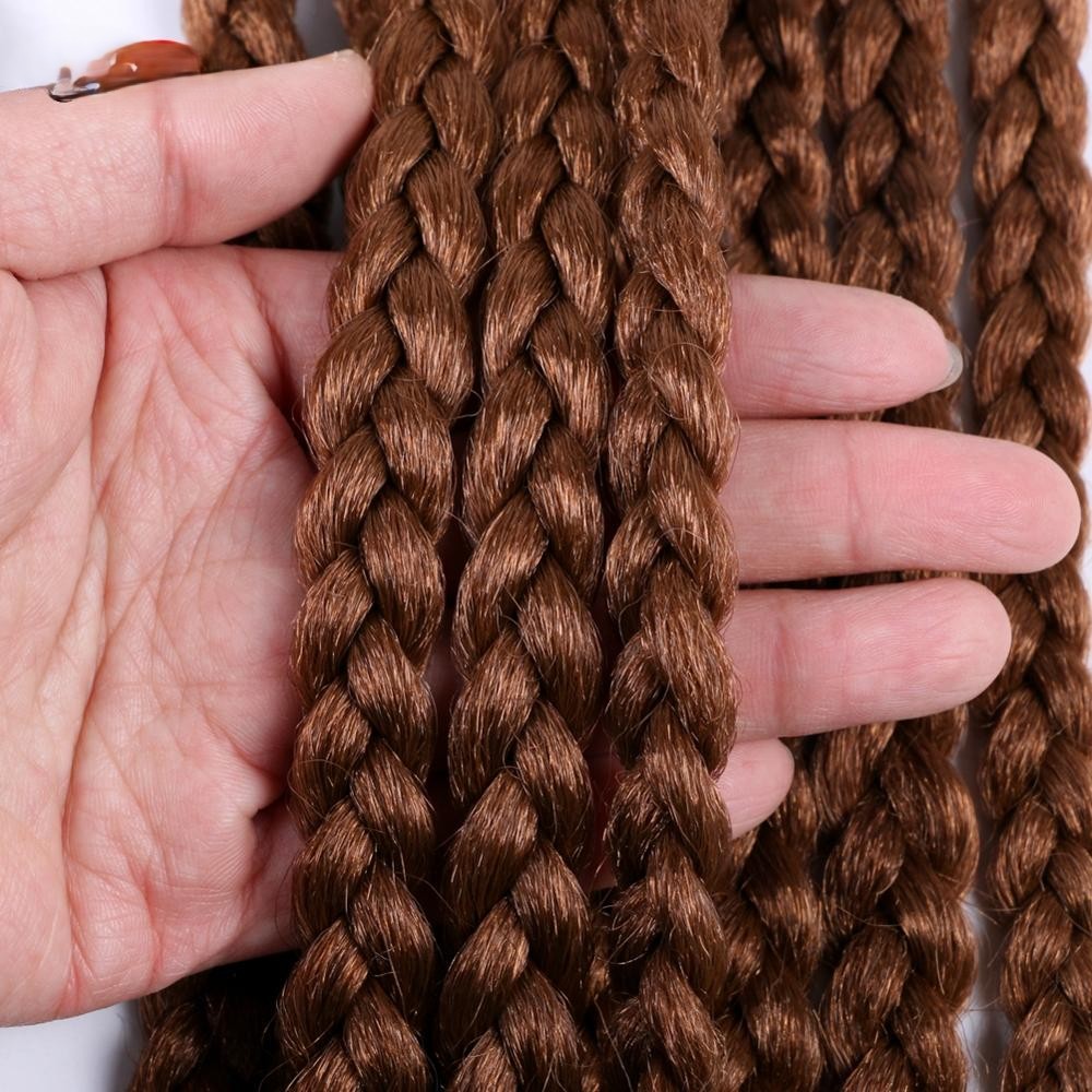 Thick Box Braids – 14" 160g 24 Strands - Image 5